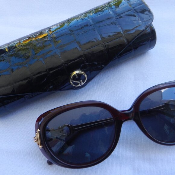 St John Vintage brown Tortoise Shell Sunglasses, by Marie Gray made in Italy! - Picture 2 of 16